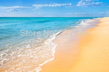 

Art Fabric photography backdrop summer sea custom photo prop backgrounds 5ftX7ft D-3624