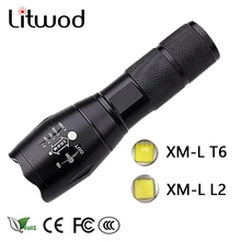 Litwod z30A100 LED Flashlight Torch tactical XM-L L2 5000LM Aluminum Waterproof Zoomable light for 18650 Battery or AAA