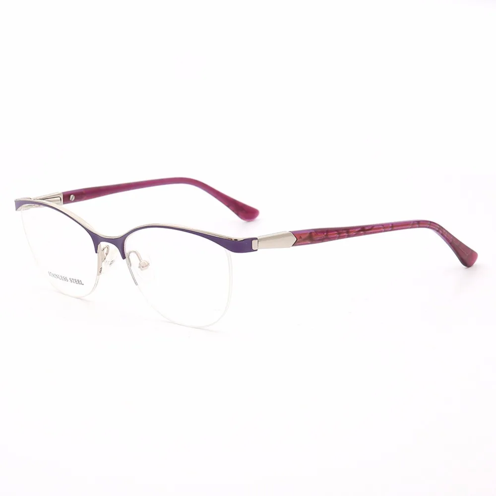 MUZZ стильный с кошачьим глазом Женские оправы для очков металлические очки оправа женские очки по рецепту прозрачные очки для близорукости очки для компьютера