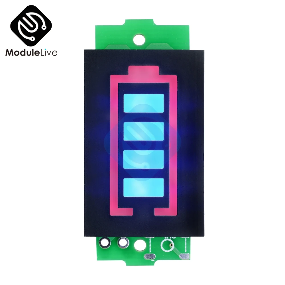 2 S 2 серии литиевая батарея Емкость индикаторный модуль 8,4 в синий дисплей батарея для электромобиля мощность тестер Li-po Li-ion