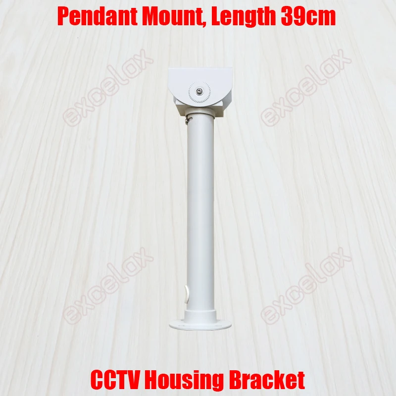

39cm Pendant Mount CCTV Housing Bracket Cable Protection Indoor Outdoor Security Camera Ceiling Stand Support Aluminum Alloy