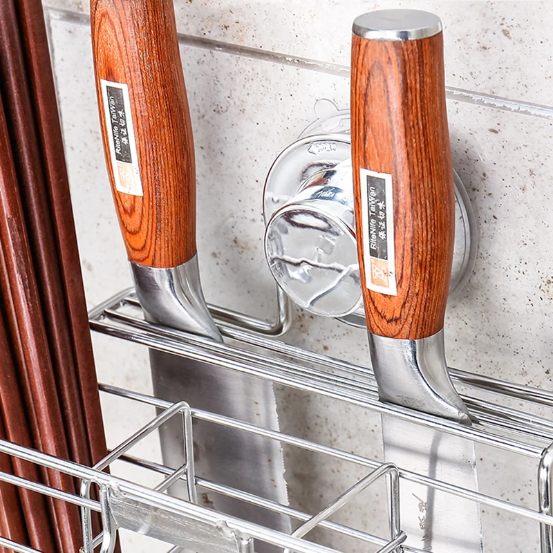 Stainless steel hanging chopstick cages spoon holder fork rack  knife shelves reinforced kitchen supply cutlery organizer