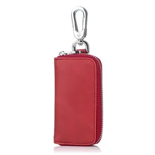 Натуральная кожа Автомобильный ключ кошельки Брелок для ключей для мужчин Организатор ключей экономки женский брелок чехлы сумка-Футляр для ключей кошелек Винтаж