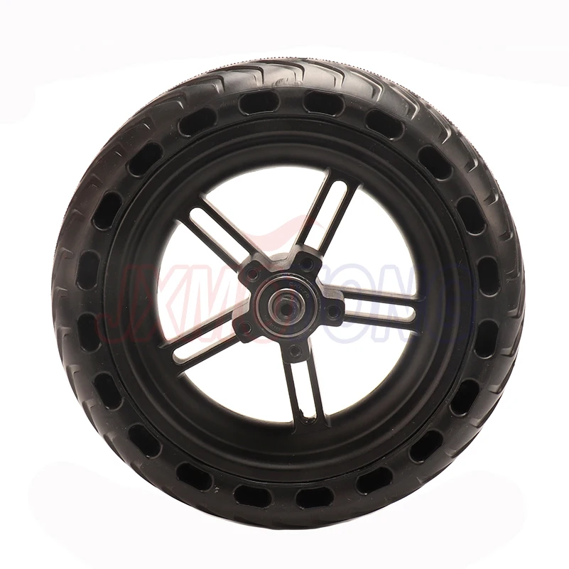 Новинка, шины для скутеров, ступица заднего колеса для Xiaomi Mijia M365, 8,5 дюймов, демпфирующие твердые шины, полые непневматические шины, высокое качество - Цвет: Black