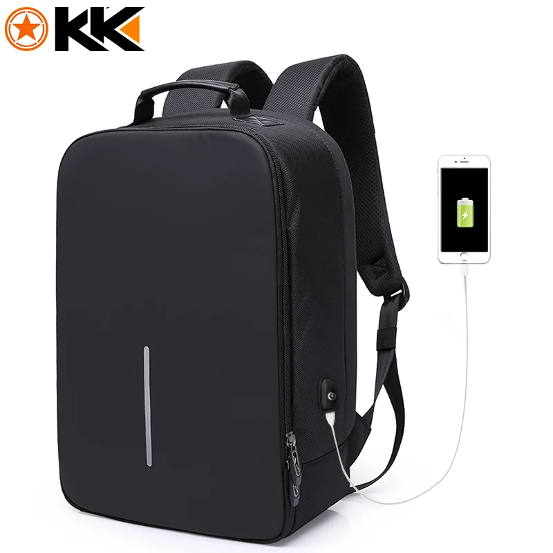 

KAKA 15.6inch Laptop Backpack USB Charging Fashion Waterproof Antitheft Backpack Men Business Schoolbag Backpacks for Travel