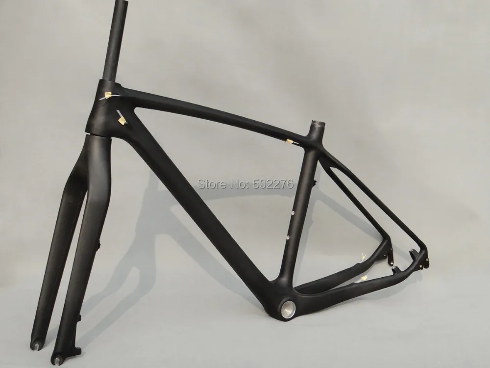

UD Carbon Matt Matte MTB Mountain 650b 27.5er bike Frame For BSA , Bicycle Fork - Size 17" 19"