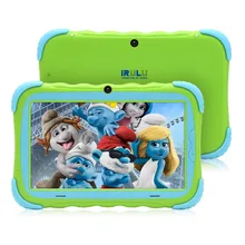 IRULU 7 дюймов Android 7,1 детский планшет 16GB Babypad Edition ПК с Wifi и камерой GMS Сертифицированный поддерживаемый Детский защитный чехол(зеленый