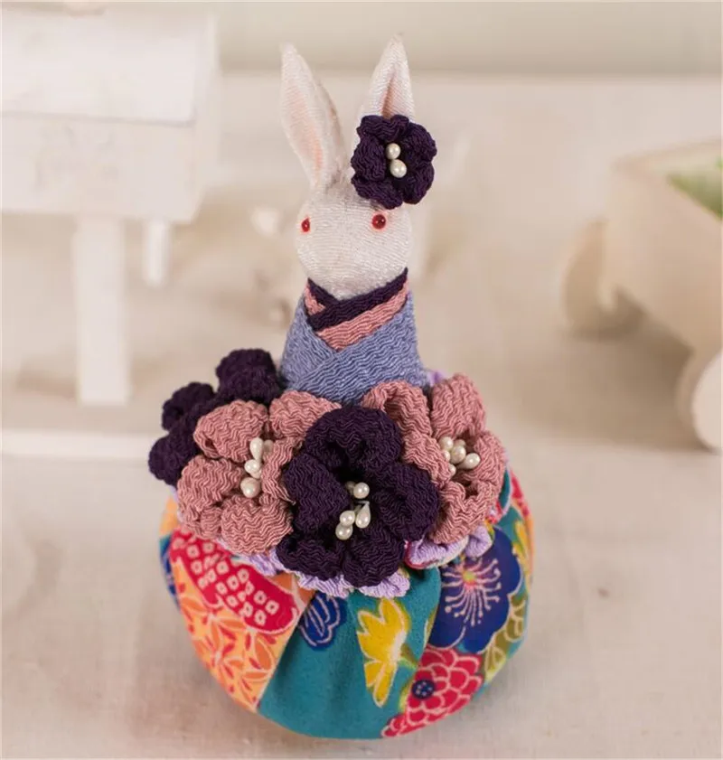 

Home Decoration Creative Musical Box Japanese Kimono Flower Rabbit Music Box Christmas Valentine's Day Party Anniversary Lover