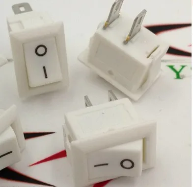 

30pcs/10*15 Rocker switch 2 Pin 2 files Power switch Ship type switch