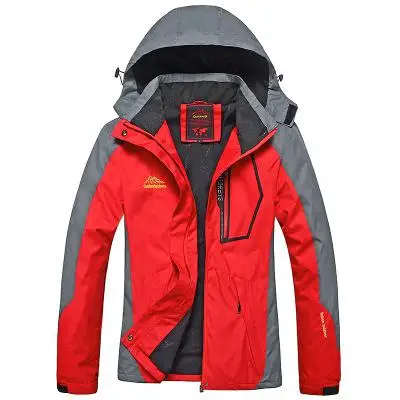 Весна осень большие размеры M~ 9XL мужская женская уличная куртка с капюшоном дышащая водонепроницаемая пара тонкие походные куртки - Цвет: women red