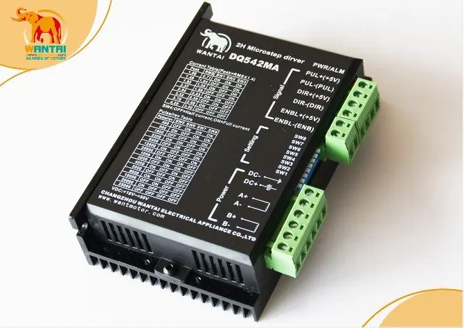 Шаговый двигатель Nema 23 425oz in с 3 осевым ЧПУ драйвером 128 А 50 В постоянного тока