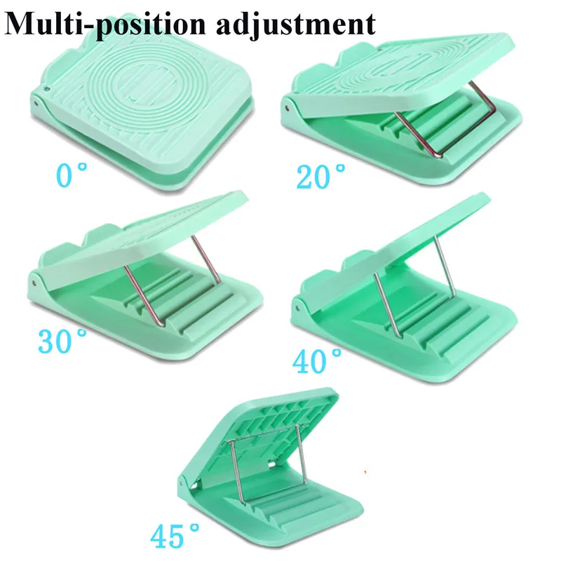 Регулируемая наклонная доска с наклоном лодыжки ноги икры Растяжка баланс упражнения Массажная доска ноги поднимают стоя ребра здоровья Decive