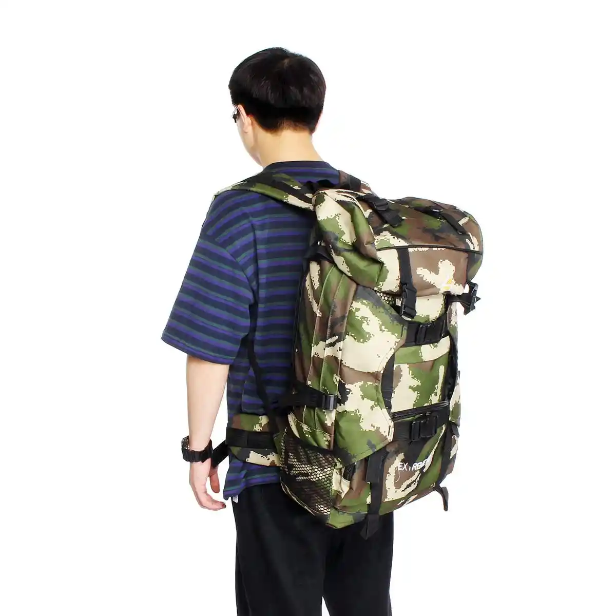 New Army Military Style Hiking Outdoor Backpack Rucksack Daypack camouflage 120L