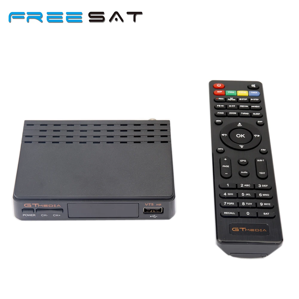 

Freesat/GT media V7S HD With Free WIFI USB FTA DVB S2 satellite tv receiver upgrade Freesat V7 HD 1080P