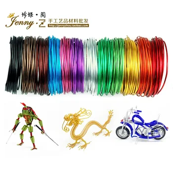 

100m/lot 1.0mm Metal Aluminium Wire Bonsai Shaping Support Cake Digital Decoration DIY Handmade Crafts Gifts