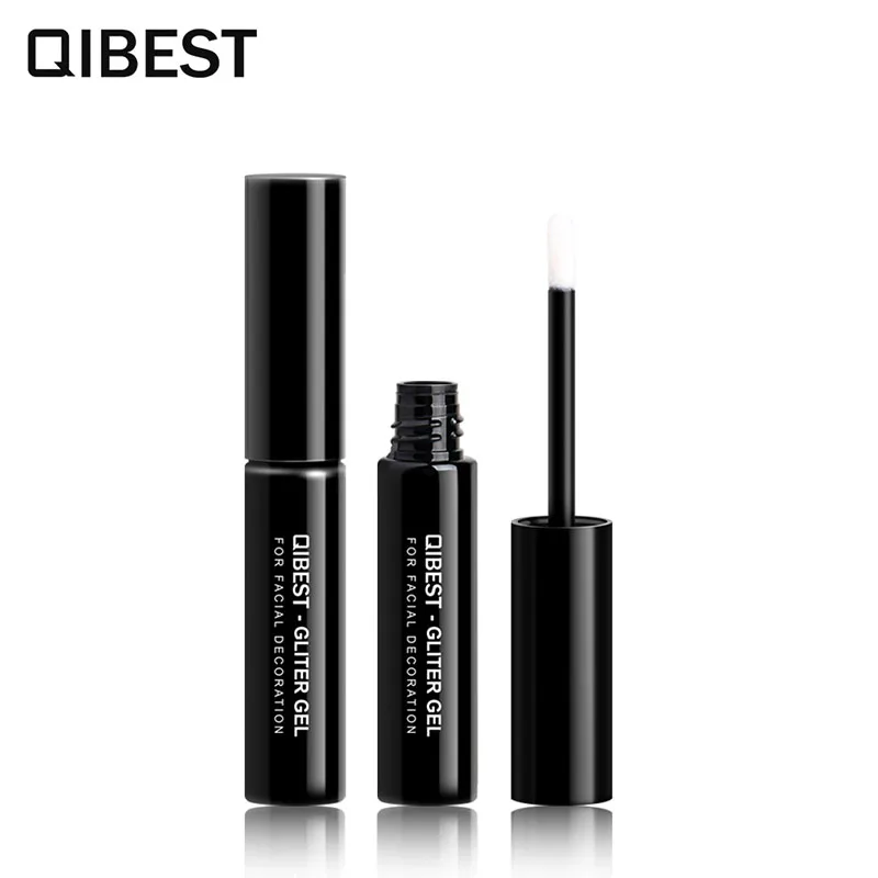 Бренд QIBEST макияж высокой вязкости Высокая Вспышка блеск специальный клей для