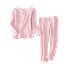 Vidmid детские пижамы для девочек, комплекты с длинными рукавами нижнее белье из хлопка, зимняя одежда для сна, Большая одежда для девочек, одежда для сна, домашняя одежда, 7010 01