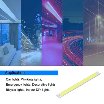 

12V 5W LED Light Strip 100x8mm COB LED Module Warm White Cold White Colors Optional Light COB Light Bar DIY Light Kit free ship