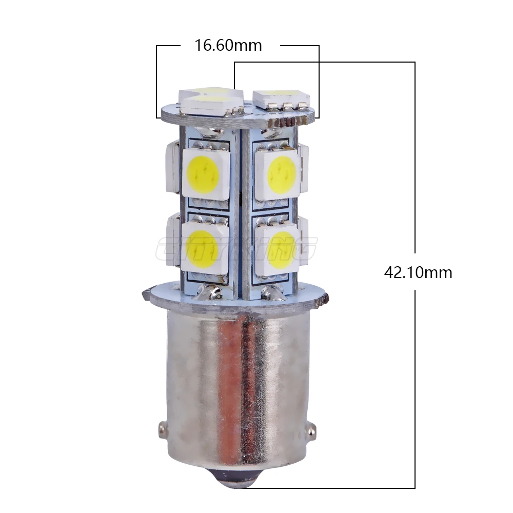 50 шт./лот 1156 13led 5050 smd белый свет bulbsturn Задний сигнальный фонарь лампа 1156 BA15S P21W авто сигнал светодиодные фонари заднего хода