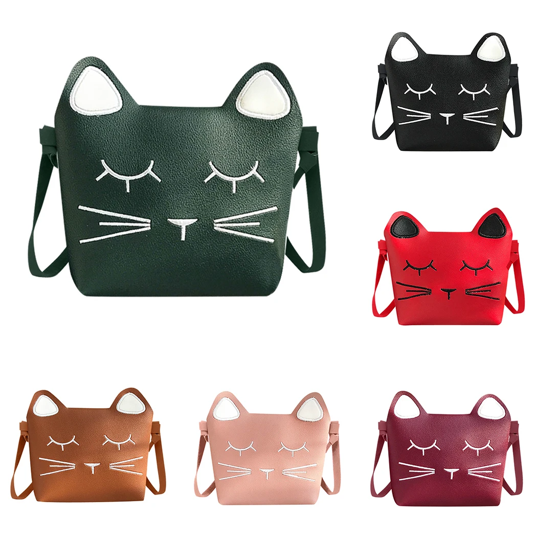 Mini Cute Cat Handbags Bag Girls Lovely Crossbody Bags Children New Designed Kawaii Messenger ...