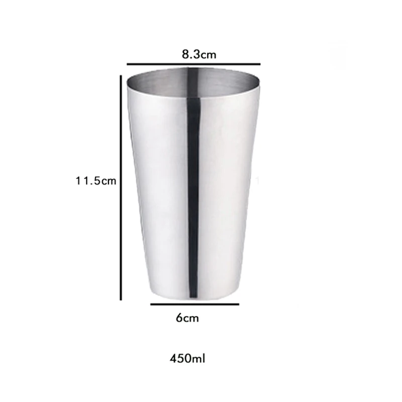 800 мл/600 мл/450 мл Нержавеющая сталь Барные инструменты встряхнуть Смешивание Кубок Flair барменом шейкер пить смеситель всё для бара инструменты