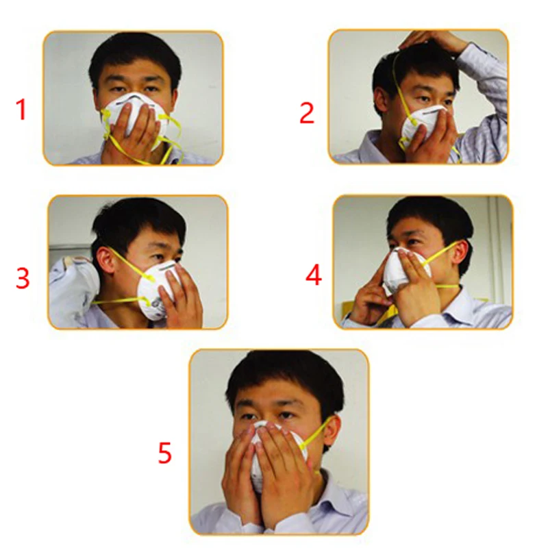 2 шт. 3 м 8210 в респиратор дыхательный клапан маска PM2.5 маска от пыли нетканый тканевый складной фильтр Маска для взрослых N95 защитные чашки маски