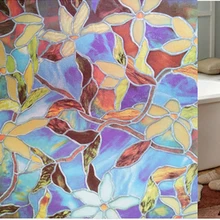 Европейские окрашенные декоративные матовые пленка на окно Пленка стеклянная пленка наклейка домашний декор 35 см