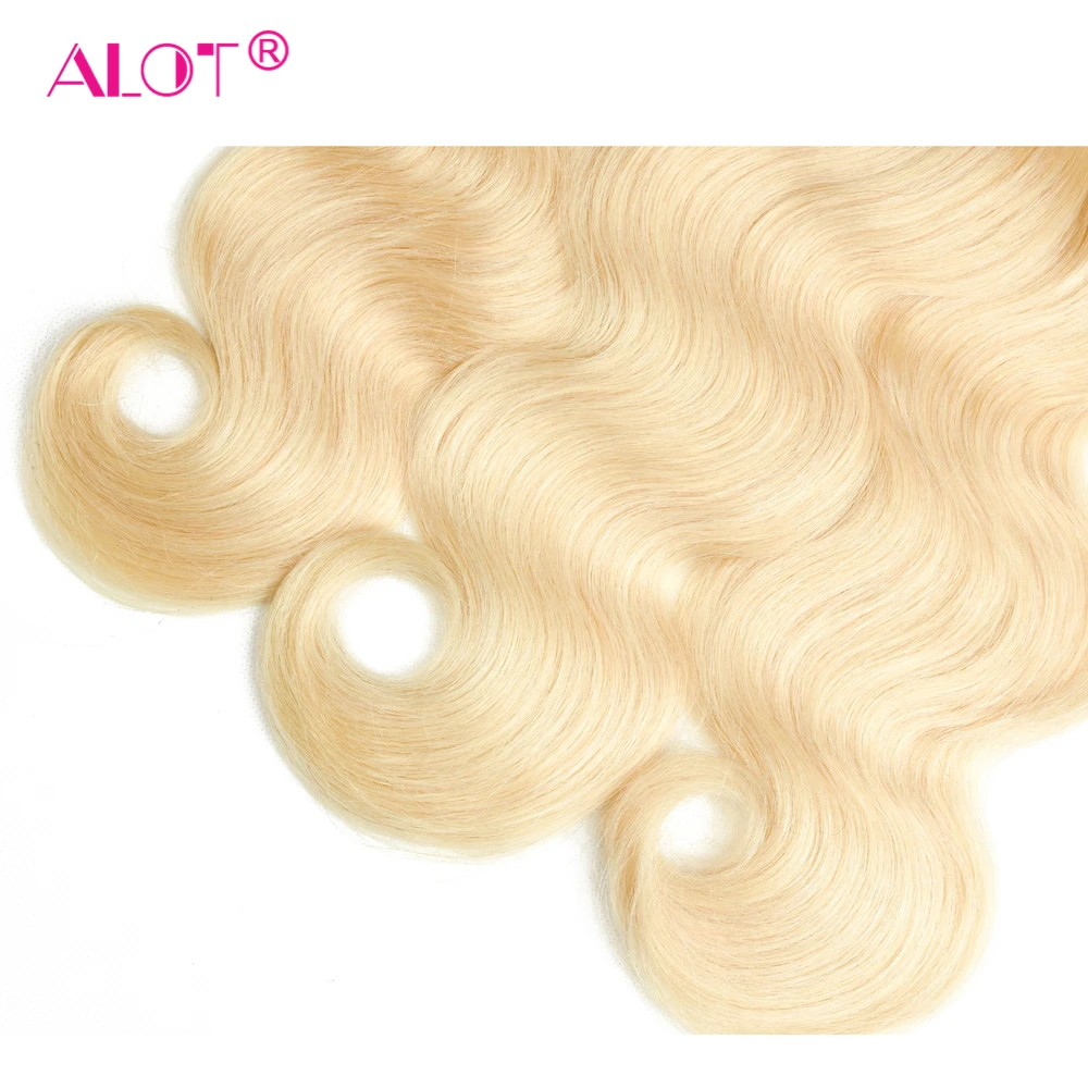 Alot 613 Brazilian Hair Weave Bundles With Frontal Human Hair 3 Bundles With Frontal Body Wave Blonde Bundle Deals With Closure Alot 613 Brazilian Hair Weave Bundles With Frontal Human Hair 3 Bundles With Frontal Body Wave Blonde Bundle Deals With Closure