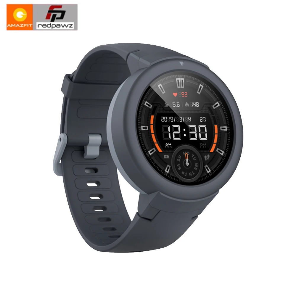 

English Version Xiaomi AMAZFIT Verge Lite Smartwatch 20 Days Battery Life 1.3 Inch AMOLED Screen Built-in GPS Heart Rate Monitor