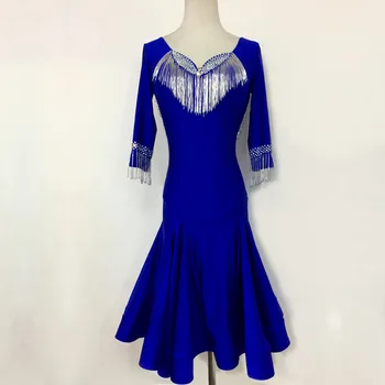 

Custom children Latin dance performance clothing Latin dance competition clothing Latin dance performance clothing