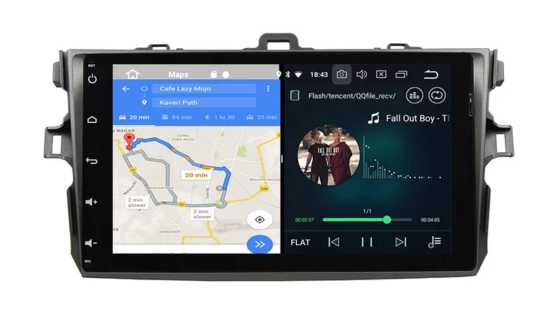 Discount Belsee 9" IPS Screen for Toyota Corolla 2007-2011 Android 8 Car Radio Stereo GPS Navigation Mirrorlink Bluetooth WiFi Autoradio 1