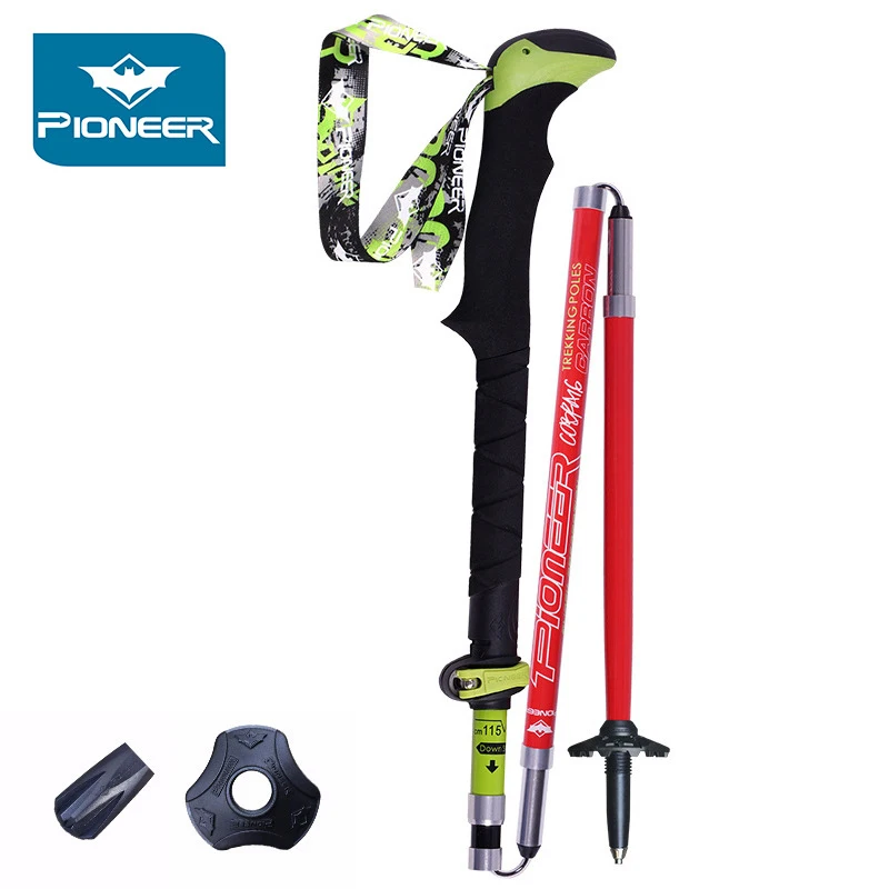 Складная палка для трекинга 2 шт. Ультралегкая Регулируемая
