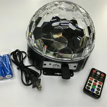 6 шт 9 Bluetooth MP3 цвета с украшением в виде кристаллов лазерный магический шар сценический свет KTY led световая Лазерная световая панель красочные lightsir пульт дистанционного управления