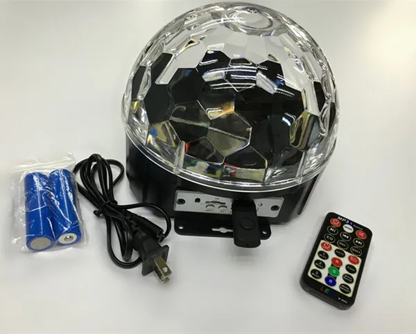 

6PCS 9Bluetooth MP3 color crystal laser magic ball stage light KTY led flash laser light bar colorful lightsIR remote controller