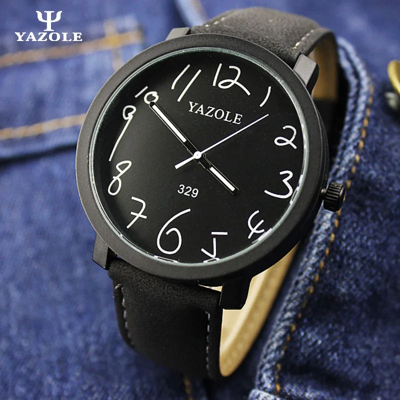 

YAZOLE Fashion 2016 Watches Men Watches Top Brand Luxury Male Clock Men's Quartz Dress Wrist Watch Quartz-watch montre homme