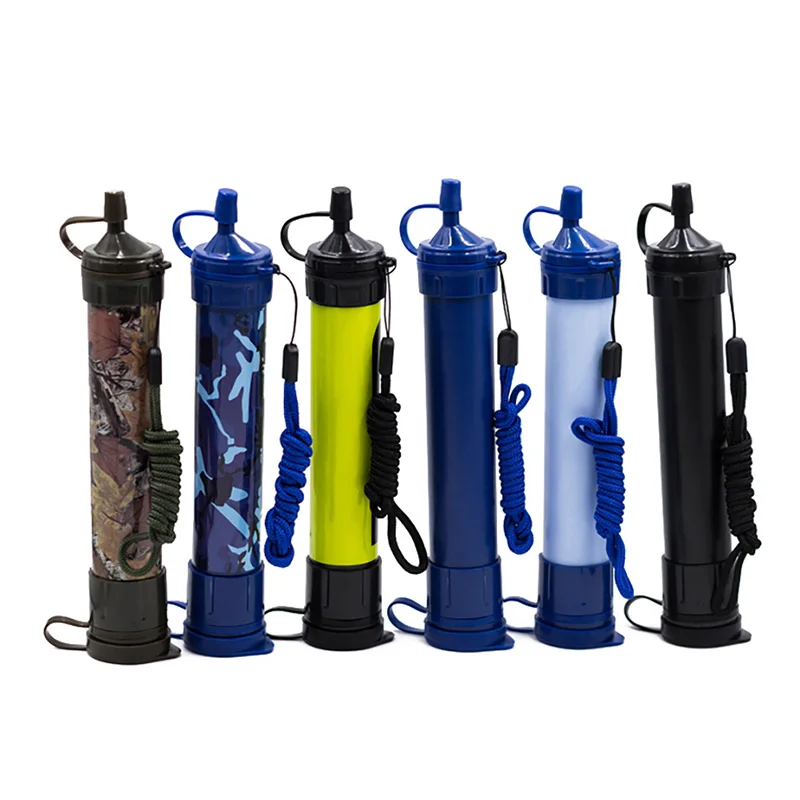 

Portable Purifier Straw Water Filter Personal Survival Kit Emergency Gear Super water filtration Wild Outdoor essential Tools