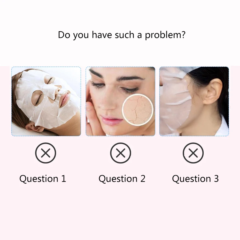 Silicone Mask Reusable Cover Face Skin Care Hydrating Moisturizing Mask For Sheet Prevent Evaporation Steam Beauty Tool