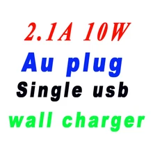 2.1A 10 Вт USB Адаптеры питания AC стены Зарядное устройство для новых iPad iPhone 4S 4 5 5S 6 6 S 7 7 Plus Ipod-АС Plug 50 шт./лот