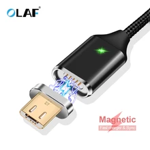 Cabo magnético mantis de nylon trançado, cabo micro usb de carregamento rápido, sincronização de dados, para xiaomi, samsung e android