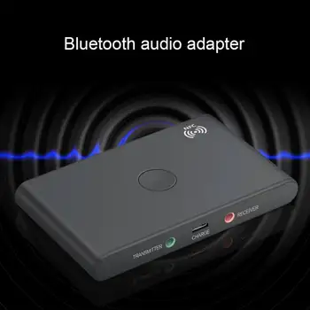 

2 In 1 Music Audio Transceiver Receiver Transmitter for Bluetooth 4.2, Wireless 3.5mm Stereo Interface Mobile Phone Adapter