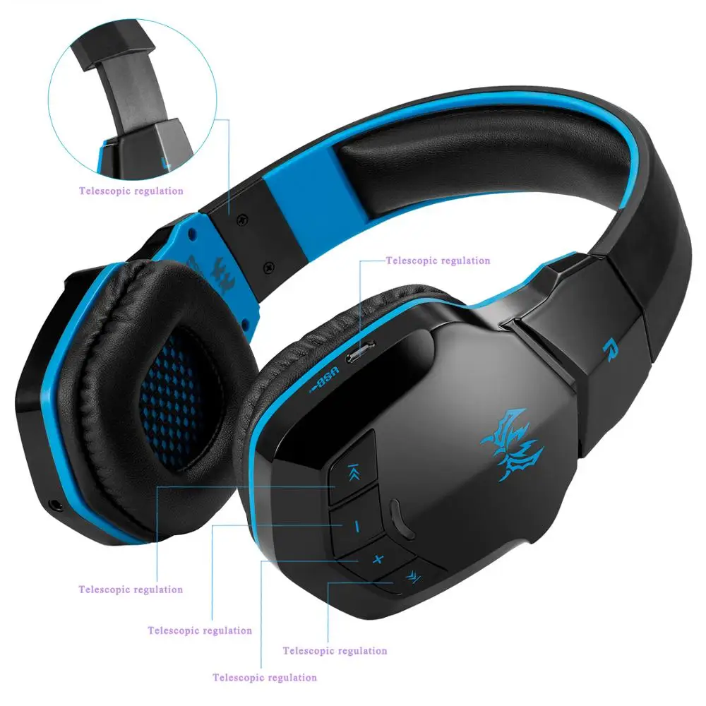 B3505 беспроводные Bluetooth 4. 1 Стерео Игровые наушники геймерская гарнитура с микрофоном HiFi музыкальный шлем для iphone игры