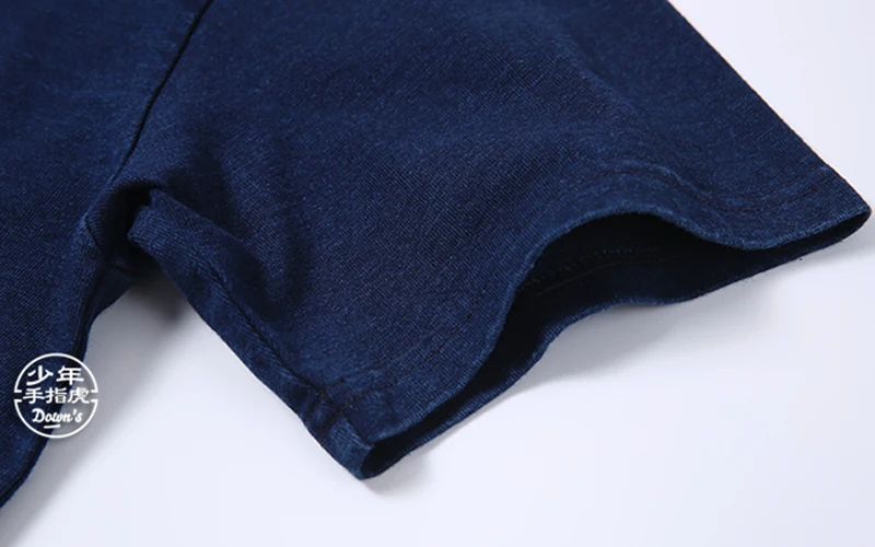 2019 bob dong indigo henley plain t