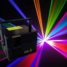 Мощный RGB 5 ватт лазерный полный Цвет анимация 5000 mW лазерный свет DT40K pro+ кейс R 637nm/1 Вт, G2W, B2W