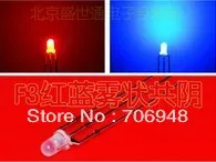 

Diffused Bicolor 3mm red/ blue led light emitting diode common anode/cathode