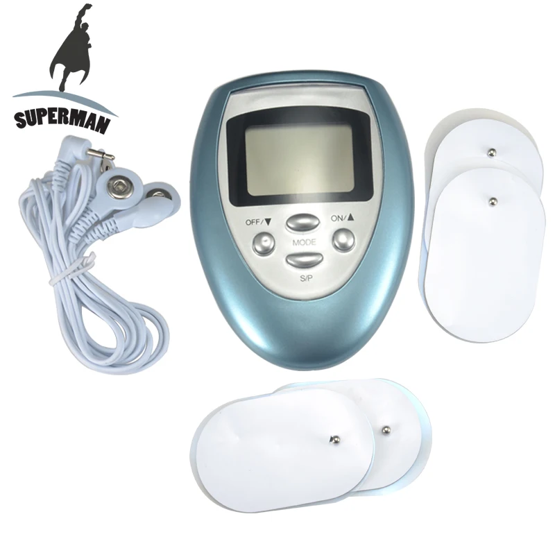 

Tens therapy device electro stimulator tens ems pads electrode physiotherapy stimulation acupuncture massager ems training