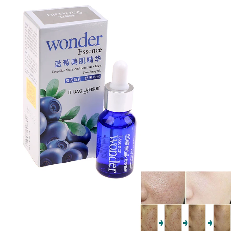 

1pc Blueberry Hyaluronic Serum Acid Liquid Skin Care Anti Wrinkle Collagen Essence Face Care Whitening Moisturizing Oil