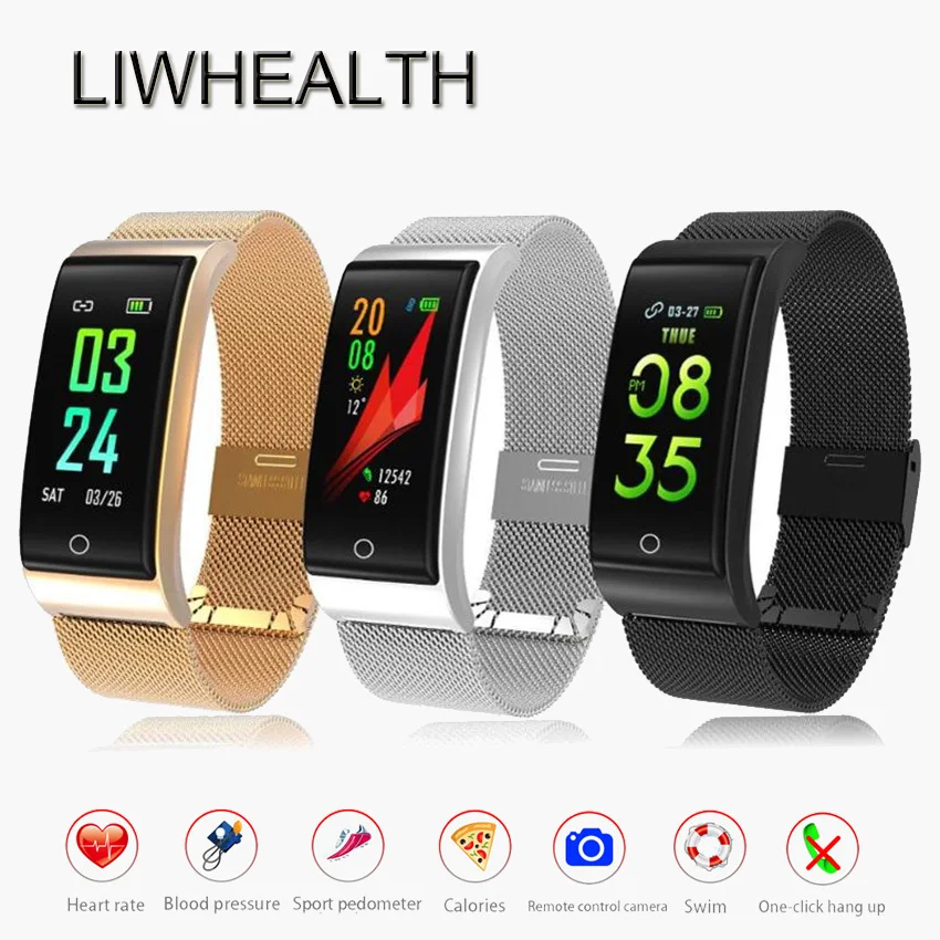 

Gorilla Swim Smart Bracelet Band Heart Rate/Blood Pressure Monitor Watch Pulsrera Inteligente For IOS/Xiaomi/Honor VS Xaomi 3/4