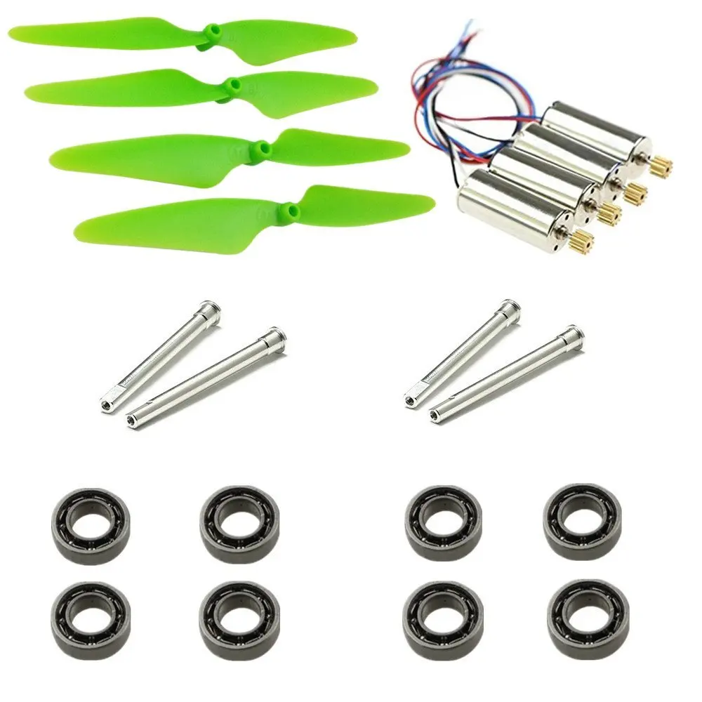 Hubsan H502E H502S RC Quadcopter Drone + CCW CW with Metal Gear Motors + Main Blade Propellers
