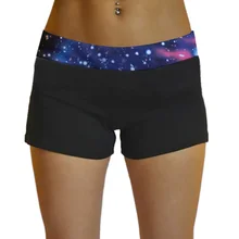 Брендовые новые женские спортивные шорты для фитнеса с высокой талией эластичные Беговые Спортивные шорты для йоги быстросохнущие дышащие шорты