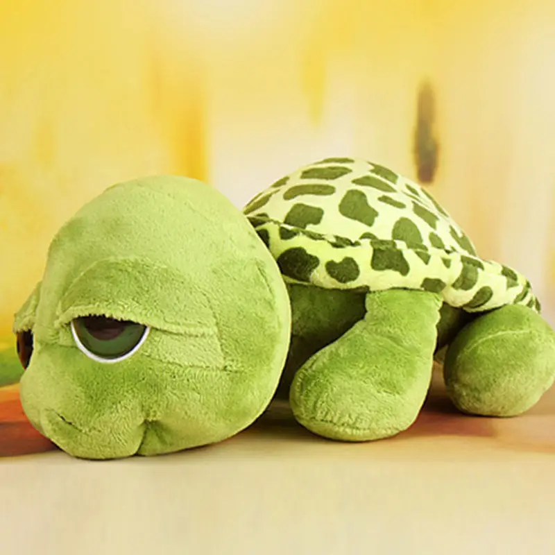 Funny Big Eyes Green Tortoise Turtle Animal Baby Stuffed Plush Toy Gift